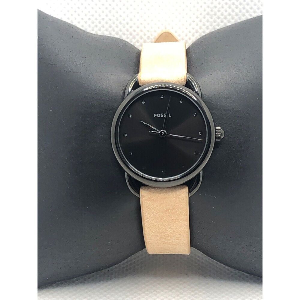 Fossil ES4889 Women's Sand Leather Analog Black Dial Quartz Genuine Watch KS290